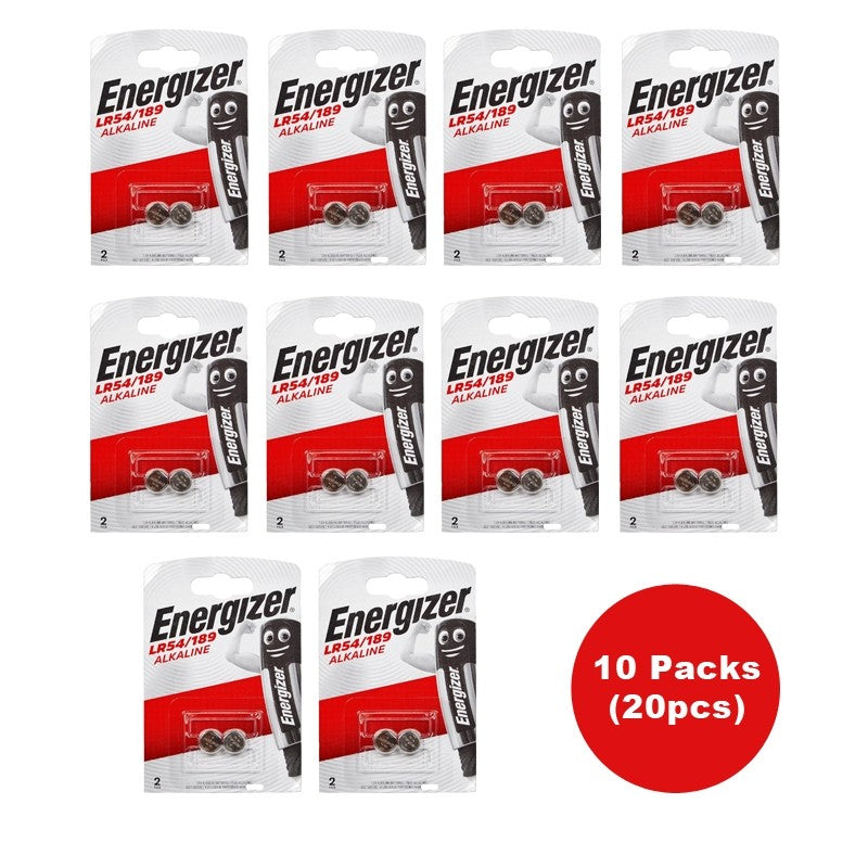 Energizer Miniature Alkaline LR54 189 Batteries (2pcs)