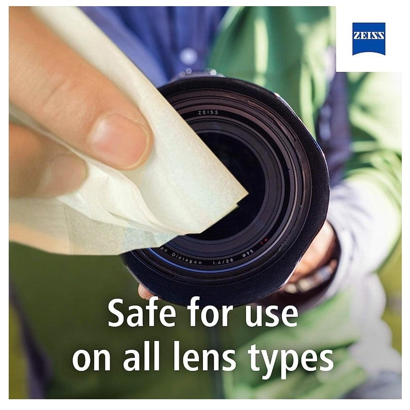 ZEISS Pre-Moistened Lens Cleaning Wipes (Box of 200)