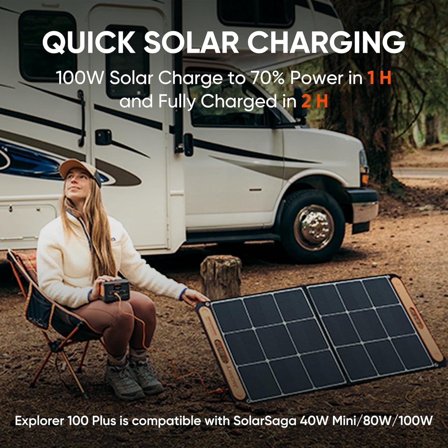 Jackery Explorer 100 Plus Portable Power Station - 9Wh LIFEPO4