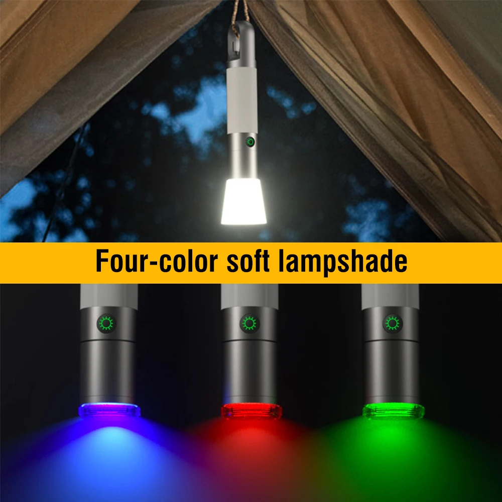 H20 LED Torchlight 1000LM Waterproof IPX4 Type C USB Rechargeable