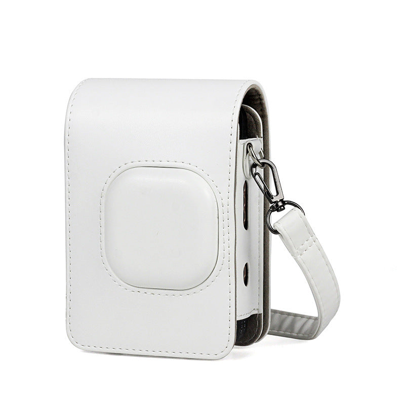 Fujifilm Instax Mini Liplay Printer PU Leather Sling Camera Bag Case with Strap
