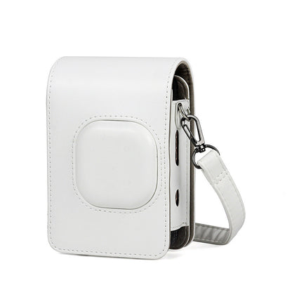 Fujifilm Instax Mini Liplay Printer PU Leather Sling Camera Bag Case with Strap