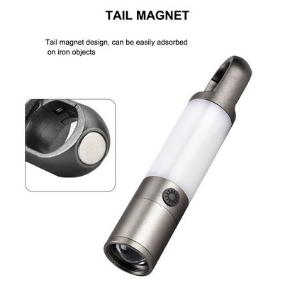H20 LED Torchlight 1000LM Waterproof IPX4 Type C USB Rechargeable