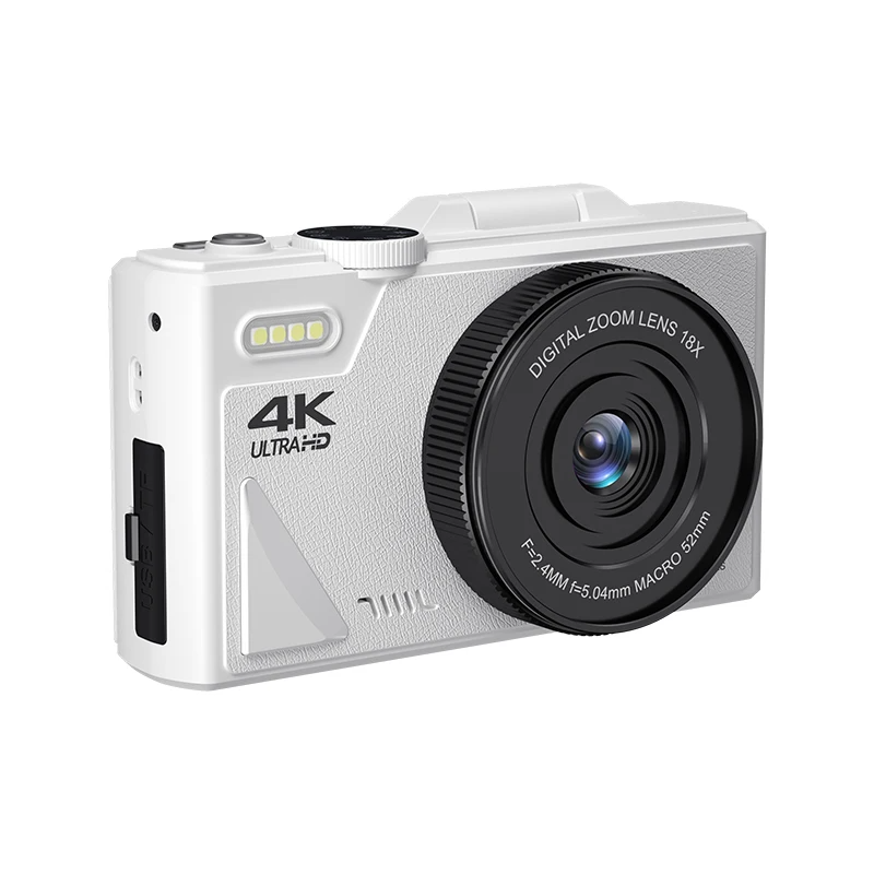 64MP Digital Camera 4K Video Vlogging YouTube Flip Screen 16X Zoom