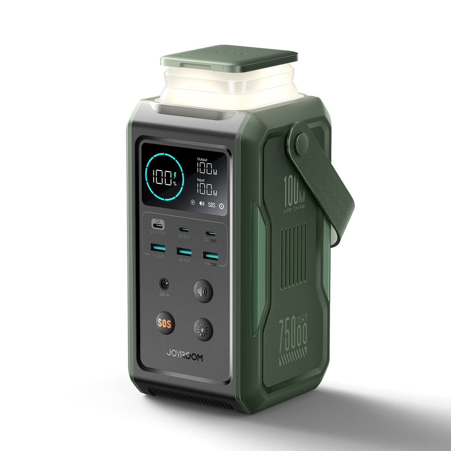 JOYROOM 100W Power Bank 75000mAh outdoor generator With Retractable Light