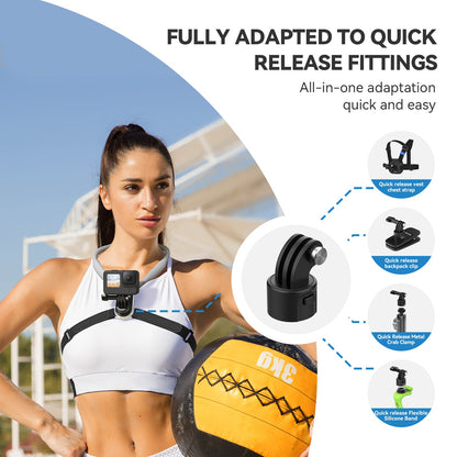 TELESIN Quick Release Neck Mount for Action Cameras 2.0