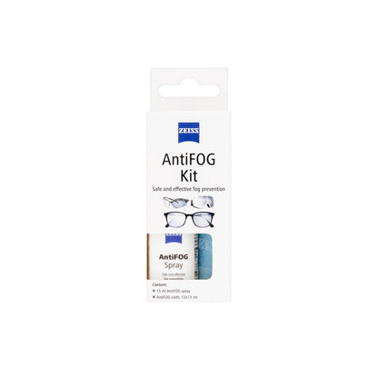 ZEISS Anti Fog Kit (Anti-Fog Spray + Anti-Fog Cleaning Cloth) for spectacle Camera lenses