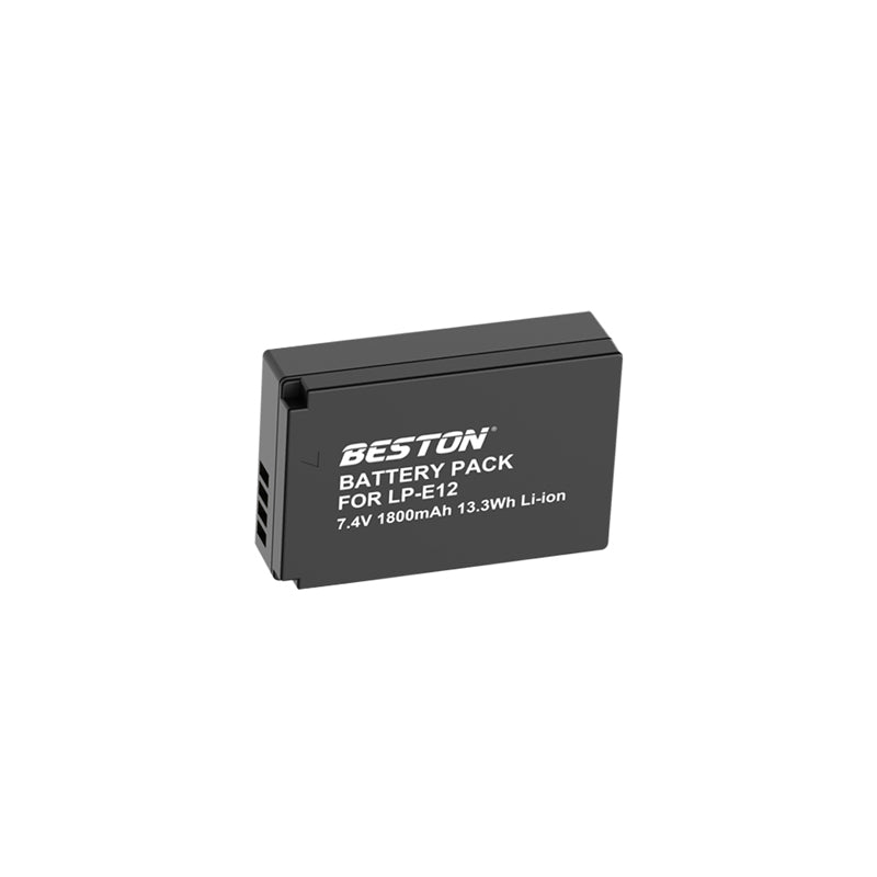 Beston Canon LP-E12 LP E12 replacement battery - 1 Year Warranty