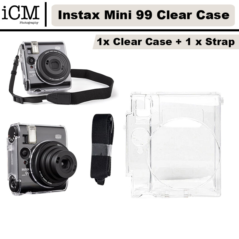Fujifilm Instax Mini 99 Clear Protective Camera Case With Shoulder Strap