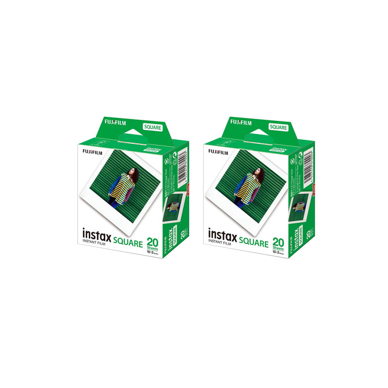 Fujifilm Instax Square Plain White Instant Film - 20 sheets