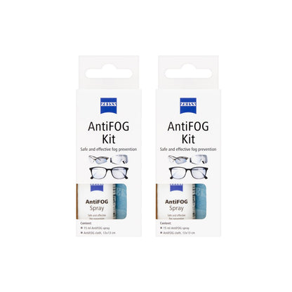 ZEISS Anti Fog Kit (Anti-Fog Spray + Anti-Fog Cleaning Cloth) for spectacle Camera lenses
