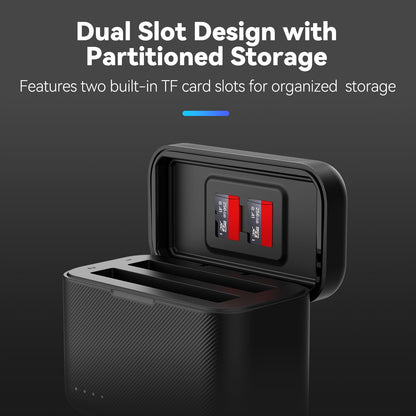 TELESIN Insta360 X4 Battery charging box dual slot