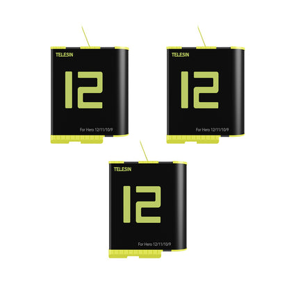 Telesin GoPro Hero 12 11 10 9 Battery fully decoded
