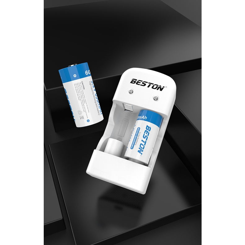 Beston Rechargable CR123 CR 123A Battery Charger Set