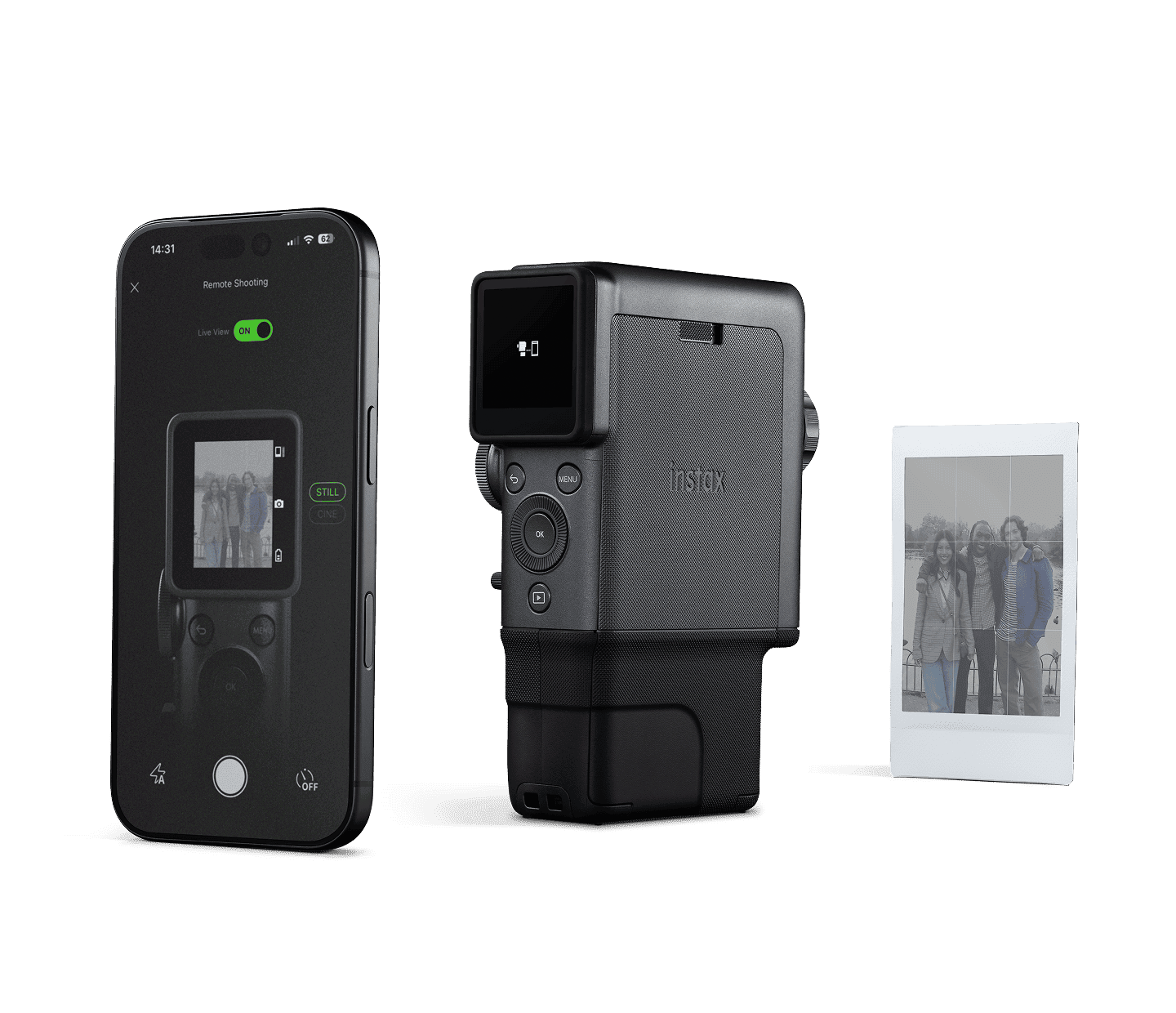 Fujifilm Instax Mini Evo Cinema Hybrid Instant Camera