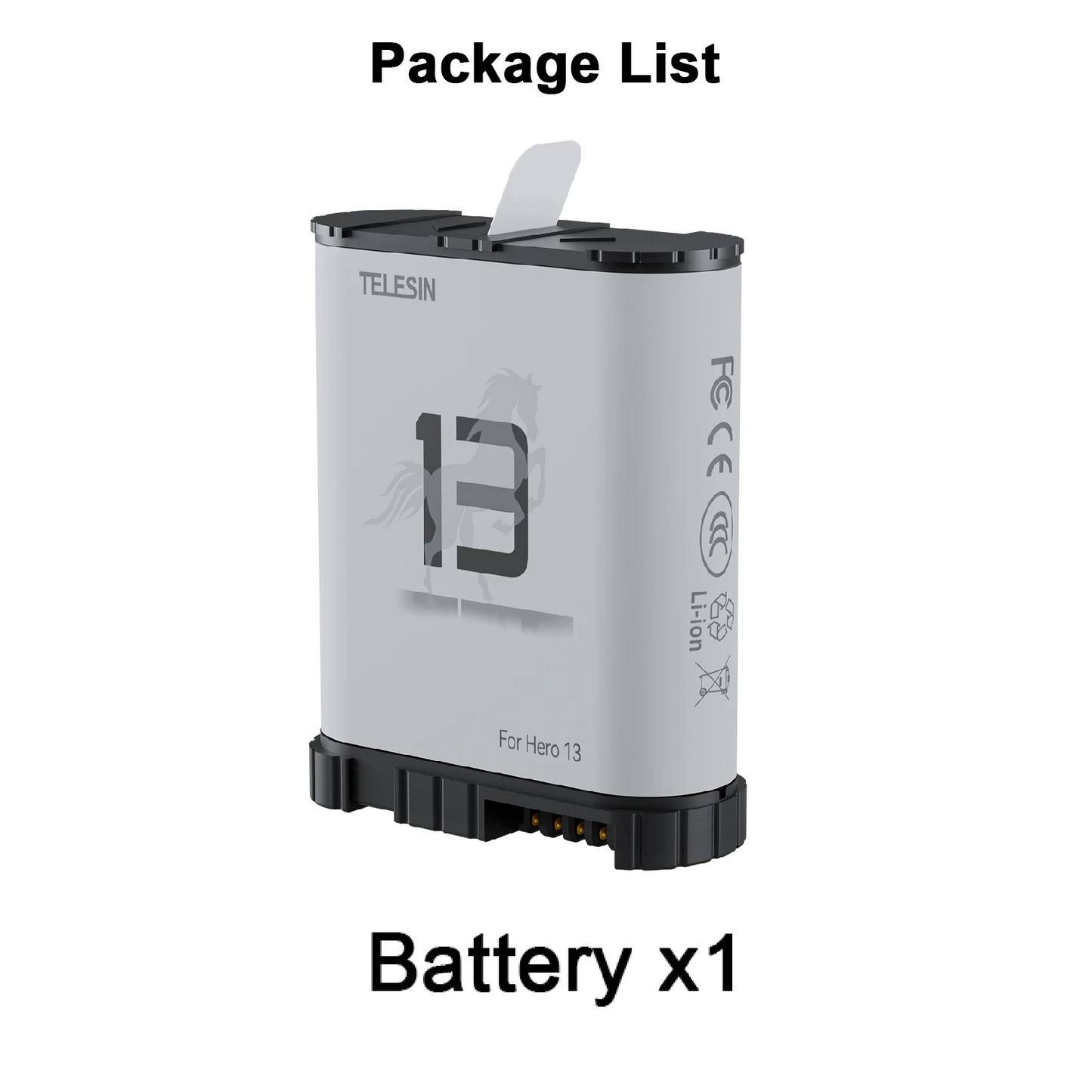 Telesin Gopro 13 high performance Enduro battery