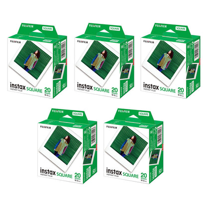 Fujifilm Instax Square Plain White Instant Film - 20 sheets