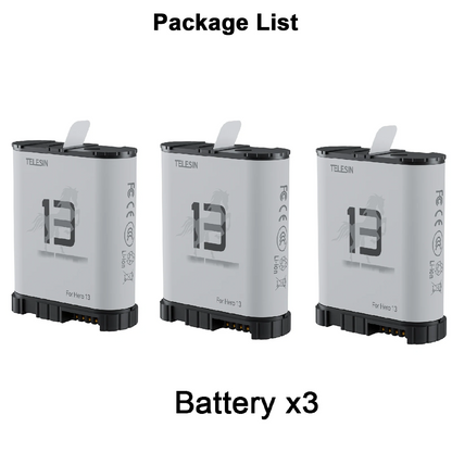 Telesin Gopro 13 high performance Enduro battery