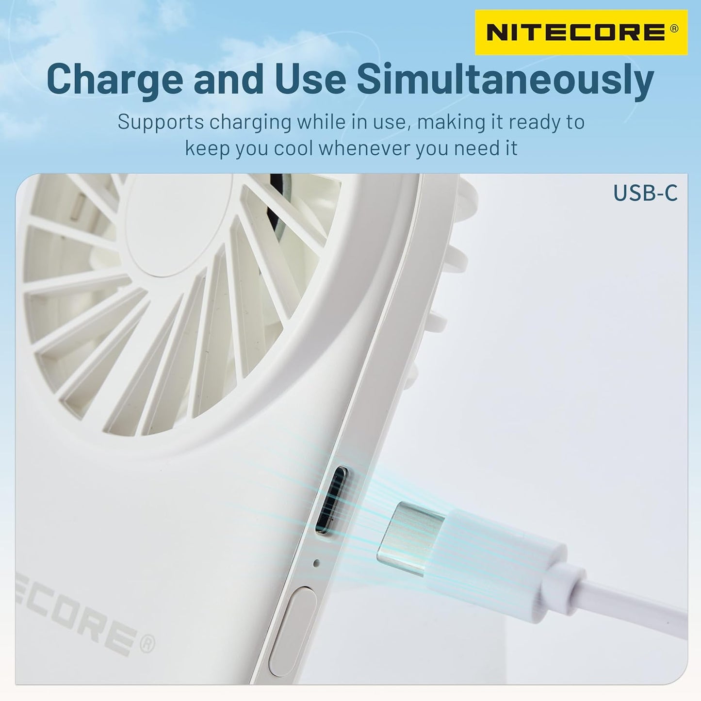 Nitecore NEF02 LED Pocket Fan