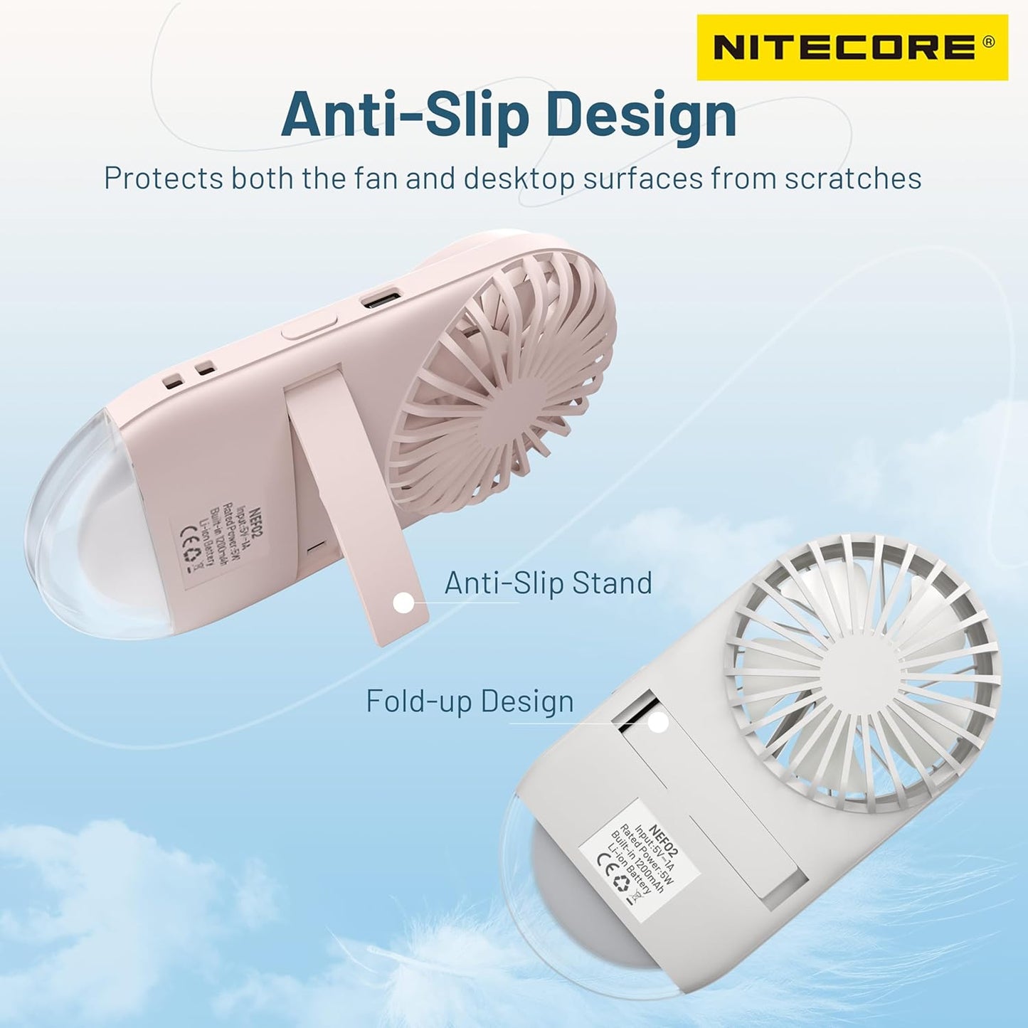 Nitecore NEF02 LED Pocket Fan