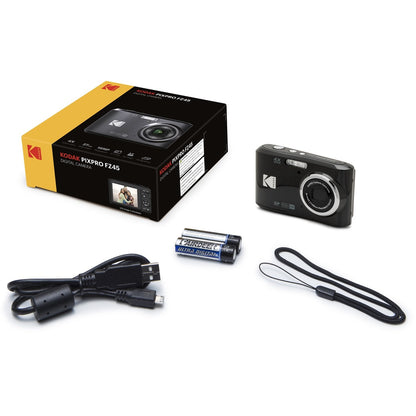 Kodak PIXPRO FZ45 Compact Digital Camera 4X Optical Zoom 27mm Wide Angle 1080P