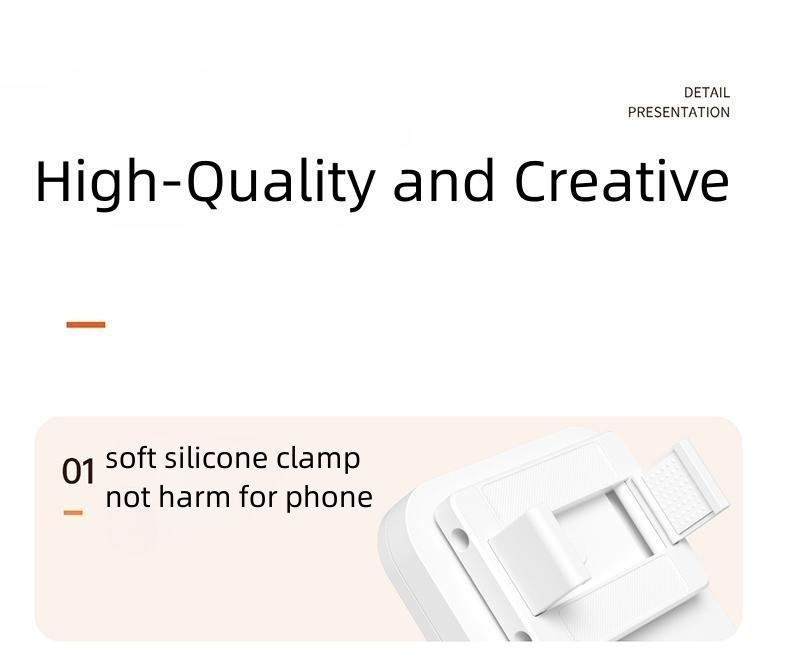 V10 Live Stream Overhead Photography 360° Foldable LED Mobile Phone Tripod Stand for youTube TikTok
