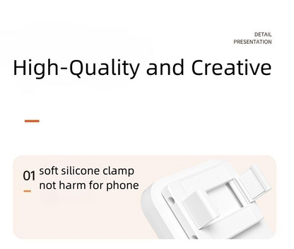 V10 Live Stream Overhead Photography 360° Foldable LED Mobile Phone Tripod Stand for youTube TikTok