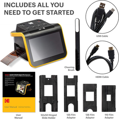 KODAK Slide N SCAN Film and Slide 35mm film Scanner 5” LCD Screen DIGITAL FILM SCANNER