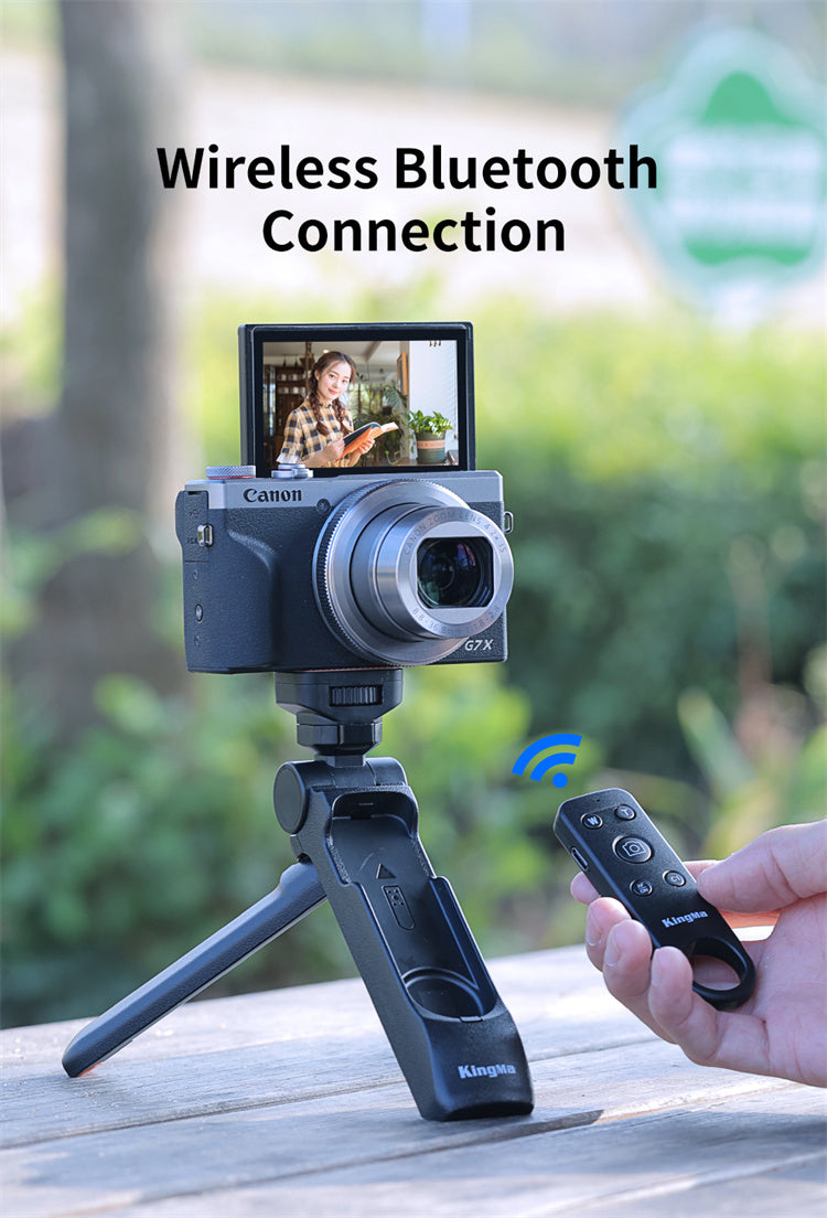 KingMa BM-SR4 Wireless Tripod Grip with Detachable Bluetooth Remote Control for Sony, Canon and Nikon Cameras