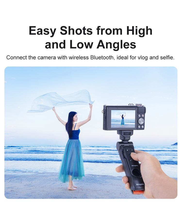 KingMa BM-SR4 Wireless Tripod Grip with Detachable Bluetooth Remote Control for Sony, Canon and Nikon Cameras