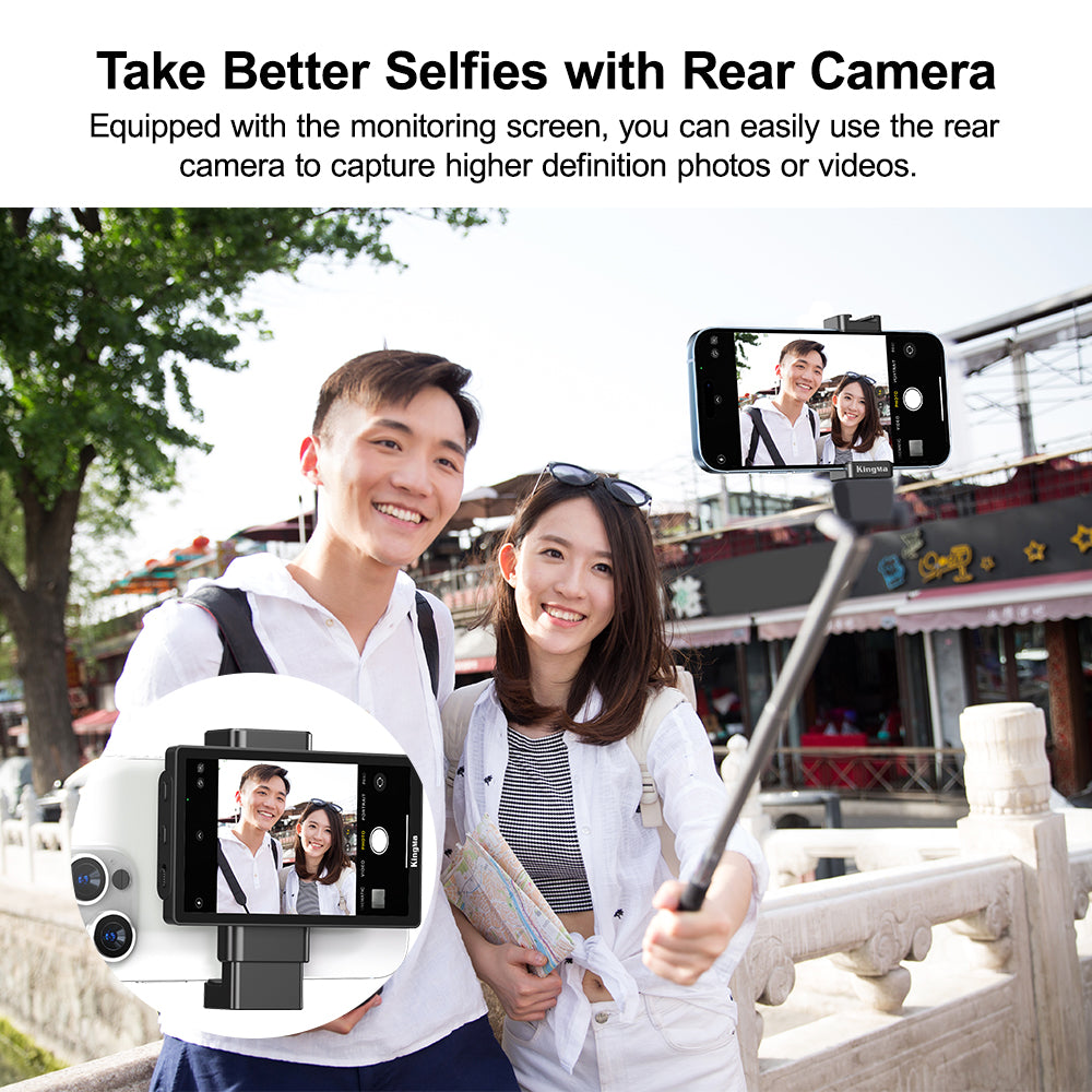 KingMa Selfie Wireless Monitor Screen Magnetic Vlogging PH01-Max Mount Kit for Mobile Phone
