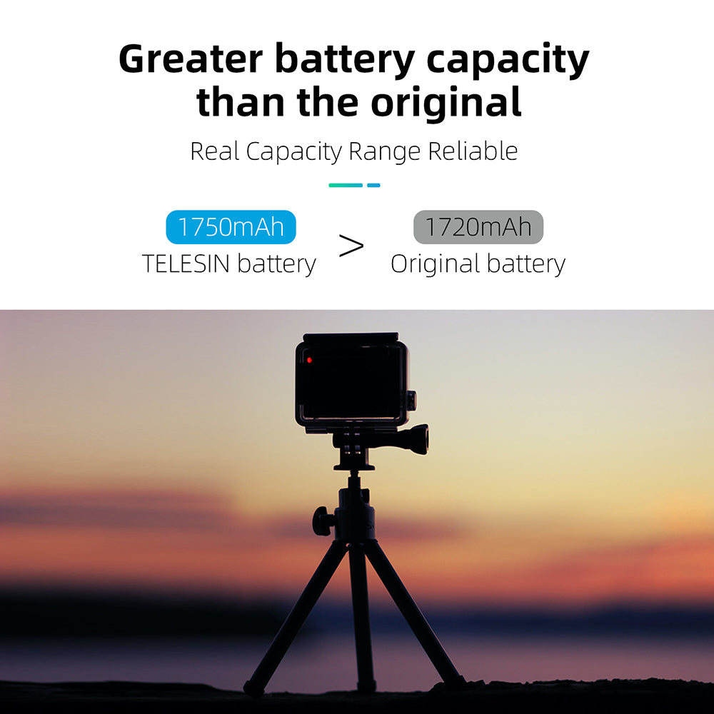 Telesin GoPro Hero 12 11 10 9 Battery fully decoded