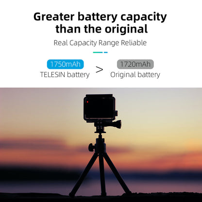 Telesin GoPro Hero 12 11 10 9 Battery fully decoded