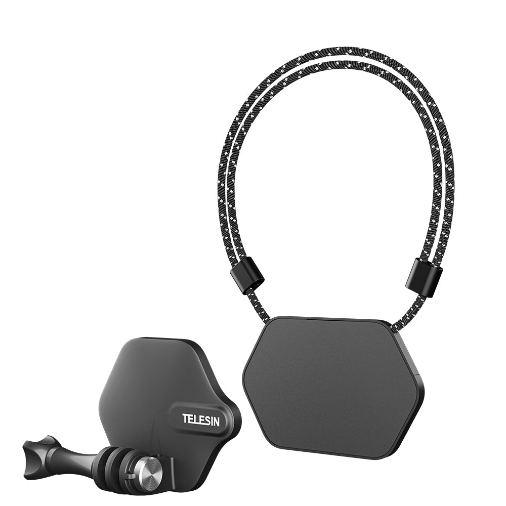 TELESIN Magnetic Bracket Lanyard Chest Strap Expansion Set for Smartphone GoPro Insta360 DJI