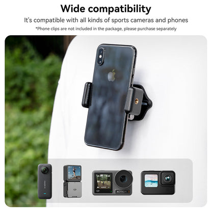 TELESIN Magnetic Bracket Lanyard Chest Strap Expansion Set for Smartphone GoPro Insta360 DJI