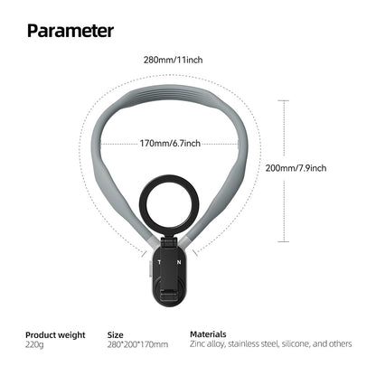 TELESIN Magnetic Neck Mount for Phones smartphone vlog