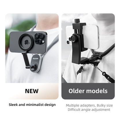 TELESIN Magnetic Neck Mount for Phones smartphone vlog