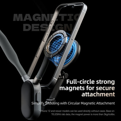 TELESIN Magnetic Neck Mount for Phones smartphone vlog