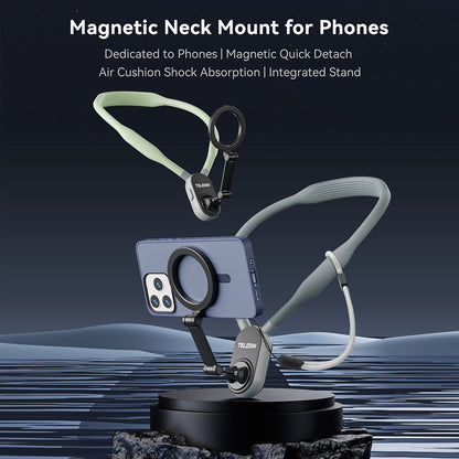 TELESIN Magnetic Neck Mount for Phones smartphone vlog