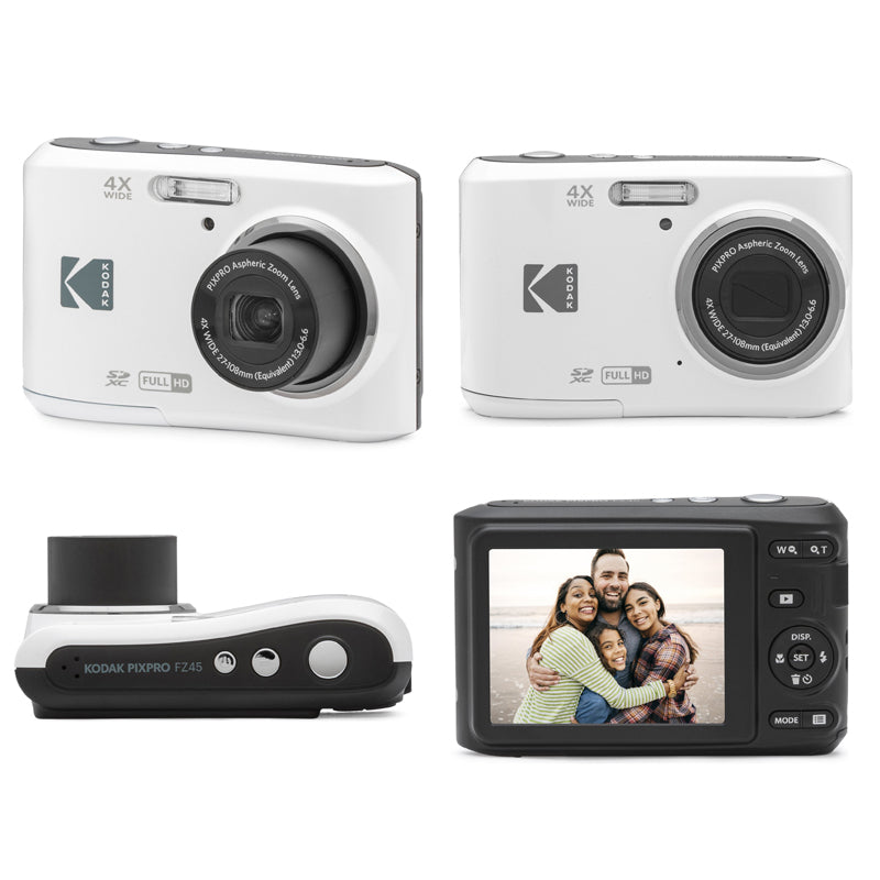 Kodak PIXPRO FZ45 Compact Digital Camera 4X Optical Zoom 27mm Wide Angle 1080P