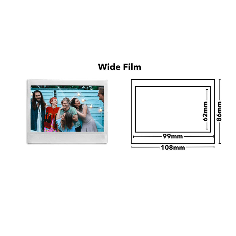 Fujifilm Instax Wide Plain Film Twin Pack [ 20 sheet ]