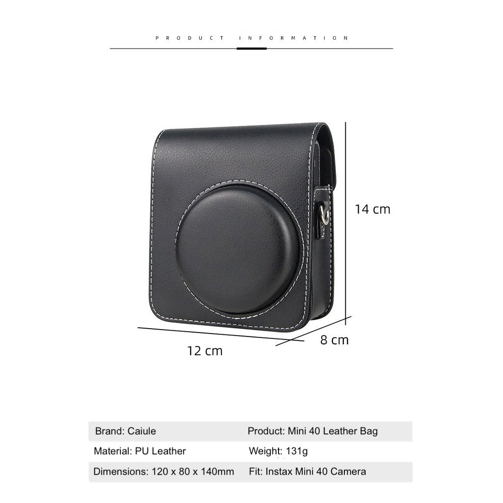 Fujifilm Instax Mini 40 camera Case PU leather Casing