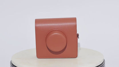 instax WIDE Evo Camera Bag with Shoulder Strap PU Leather Cover Protective Camera Case