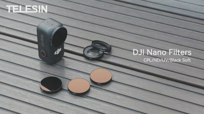 TELESIN DJI Osmo Nano ND CPL 4-Filter Kit UV Black Mist