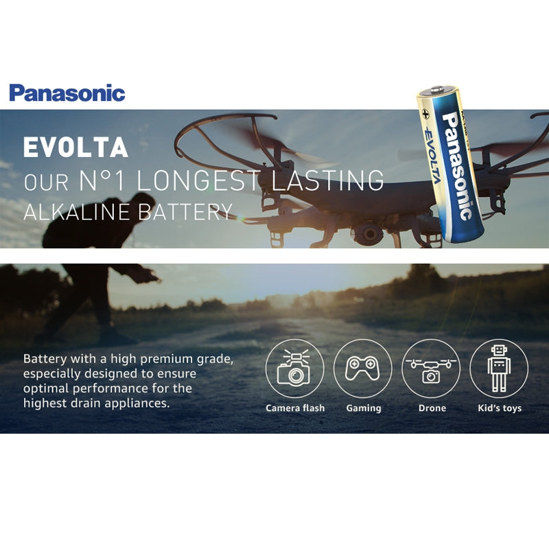 Panasonic Evolta AA 18pcs Alkaline Battery Bundle Pack
