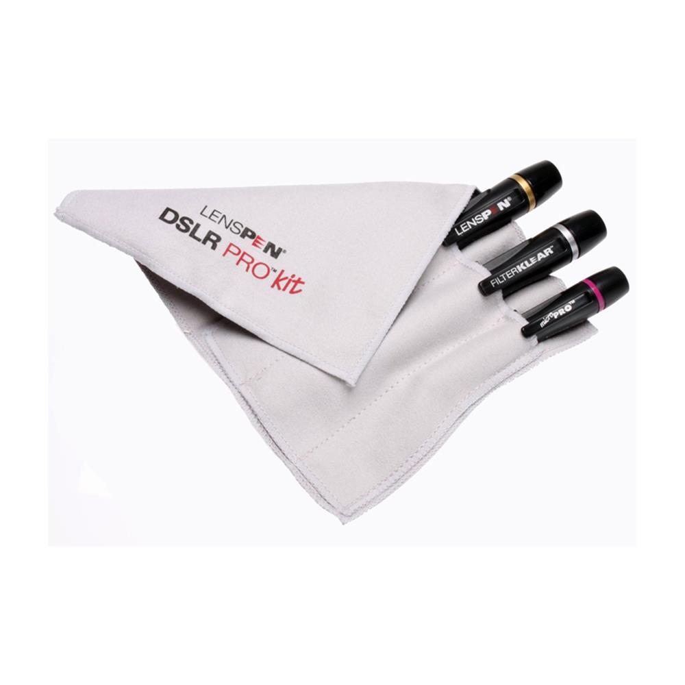 LENSPEN DSLR Camera 3-in-1 Pro Cleaning Kit LensPen FilterKlear MicroPro Microfiber cloth