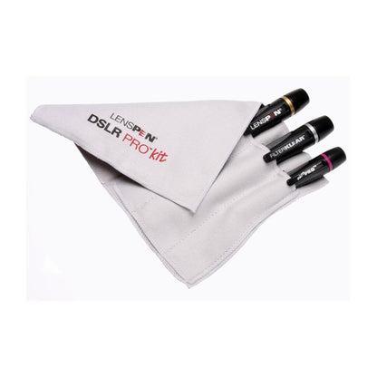 LENSPEN DSLR Camera 3-in-1 Pro Cleaning Kit LensPen FilterKlear MicroPro Microfiber cloth