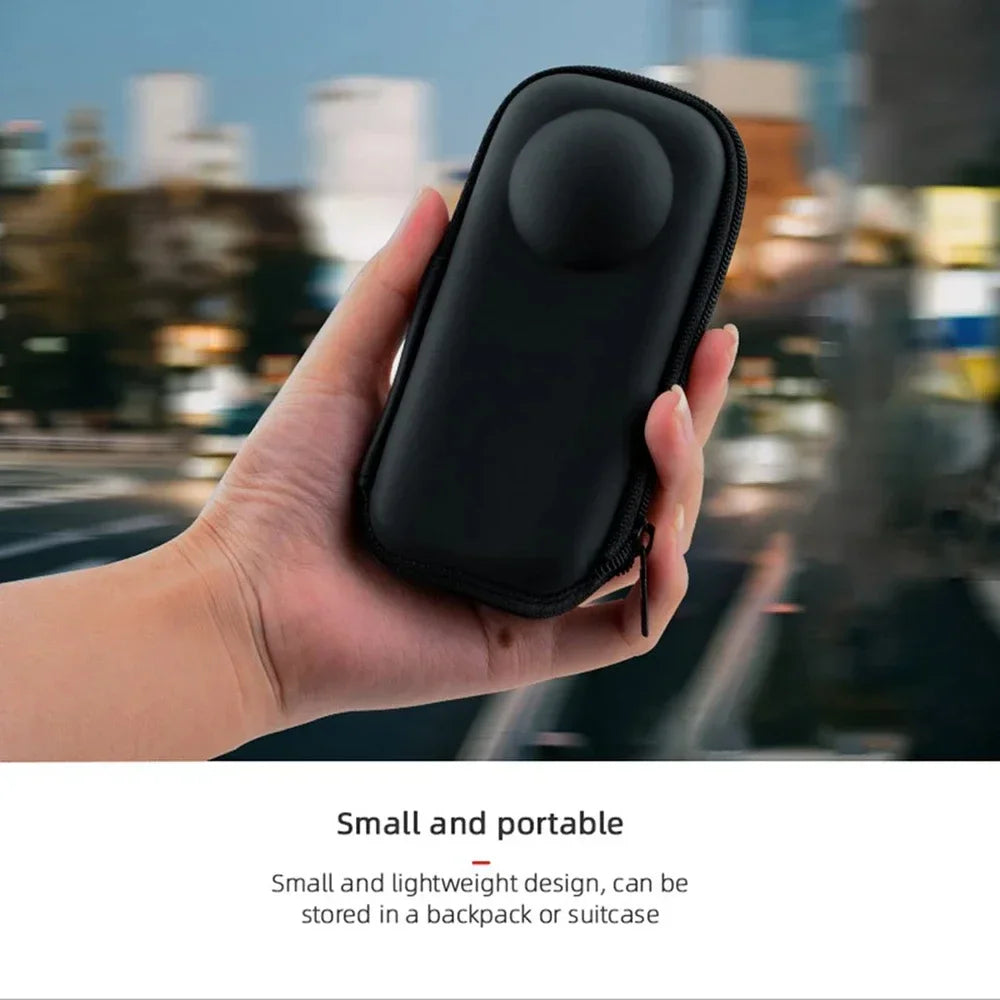 Insta360 X5 X4 PU Portable Camera Case Mini Storage Bag