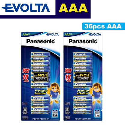 Panasonic Evolta AAA 18pcs Alkaline Battery Bundle Pack