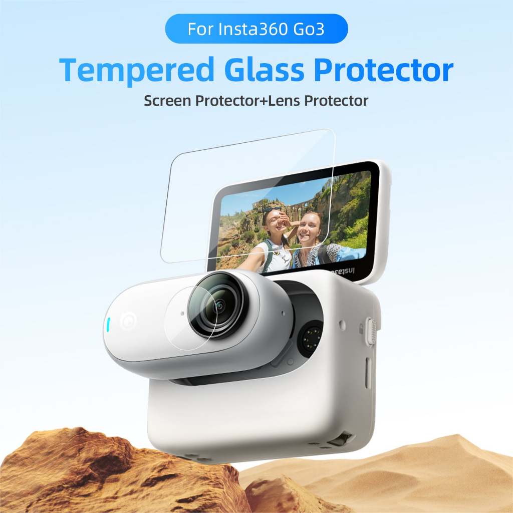 TELESIN Insta360 GO 3 Tempered Glass screen lens protector